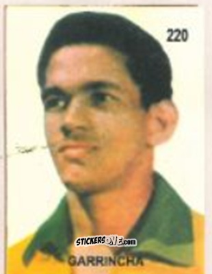 Sticker Garrincha - Campeonato Mundial de Futbol 1958 Suecia n. 220 - IMPORTADORES PERUANOS