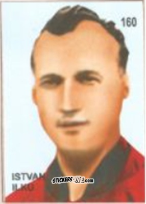 Sticker István Ilku - Campeonato Mundial de Futbol 1958 Suecia n. 160 - IMPORTADORES PERUANOS