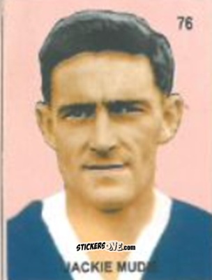 Sticker Jackie Mudie - Campeonato Mundial de Futbol 1958 Suecia n. 76 - IMPORTADORES PERUANOS