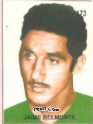 Cromo Jaime Belmonte - Campeonato Mundial de Futbol 1958 Suecia n. 173 - IMPORTADORES PERUANOS
