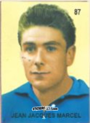 Sticker Jean-Jacques Marcel - Campeonato Mundial de Futbol 1958 Suecia n. 87 - IMPORTADORES PERUANOS