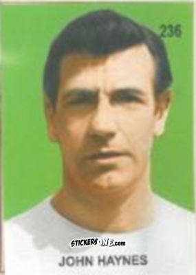 Sticker Johnny Haynes - Campeonato Mundial de Futbol 1958 Suecia n. 236 - IMPORTADORES PERUANOS