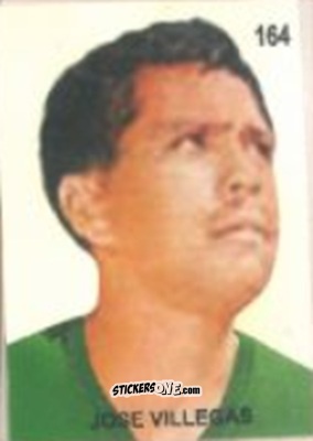 Cromo José Villegas - Campeonato Mundial de Futbol 1958 Suecia n. 164 - IMPORTADORES PERUANOS