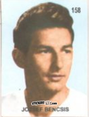 Sticker József Bencsis - Campeonato Mundial de Futbol 1958 Suecia n. 158 - IMPORTADORES PERUANOS