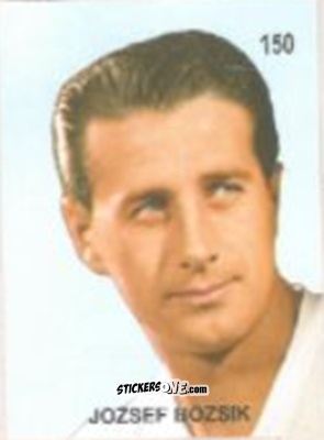 Sticker József Bozsik - Campeonato Mundial de Futbol 1958 Suecia n. 150 - IMPORTADORES PERUANOS