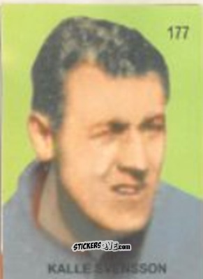 Sticker Kalle Svensson - Campeonato Mundial de Futbol 1958 Suecia n. 177 - IMPORTADORES PERUANOS