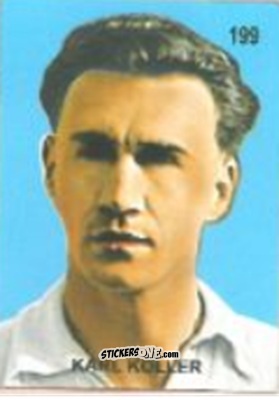 Cromo Karl Koller - Campeonato Mundial de Futbol 1958 Suecia n. 199 - IMPORTADORES PERUANOS