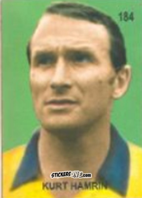 Cromo Kurt Hamrin - Campeonato Mundial de Futbol 1958 Suecia n. 184 - IMPORTADORES PERUANOS