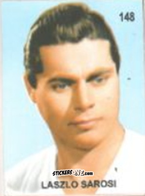 Cromo László Sárosi - Campeonato Mundial de Futbol 1958 Suecia n. 148 - IMPORTADORES PERUANOS