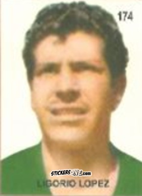 Cromo Ligorio López - Campeonato Mundial de Futbol 1958 Suecia n. 174 - IMPORTADORES PERUANOS