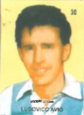 Sticker Ludovico Avio - Campeonato Mundial de Futbol 1958 Suecia n. 30 - IMPORTADORES PERUANOS