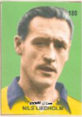 Cromo Nils Liedholm - Campeonato Mundial de Futbol 1958 Suecia n. 180 - IMPORTADORES PERUANOS