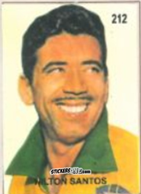 Sticker Nílton Santos - Campeonato Mundial de Futbol 1958 Suecia n. 212 - IMPORTADORES PERUANOS
