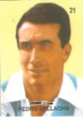 Figurina Pedro Dellacha - Campeonato Mundial de Futbol 1958 Suecia n. 21 - IMPORTADORES PERUANOS