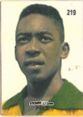 Cromo Pele - Campeonato Mundial de Futbol 1958 Suecia n. 219 - IMPORTADORES PERUANOS