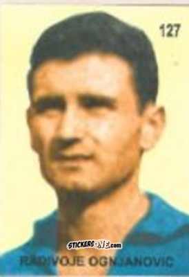 Sticker Radivoje Ognjanović - Campeonato Mundial de Futbol 1958 Suecia n. 127 - IMPORTADORES PERUANOS