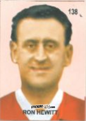 Sticker Ron Hewitt - Campeonato Mundial de Futbol 1958 Suecia n. 138 - IMPORTADORES PERUANOS