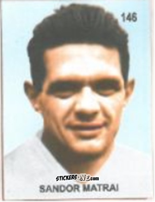 Cromo Sándor Mátrai - Campeonato Mundial de Futbol 1958 Suecia n. 146 - IMPORTADORES PERUANOS
