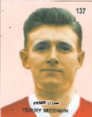 Sticker Terry Medwin - Campeonato Mundial de Futbol 1958 Suecia n. 137 - IMPORTADORES PERUANOS