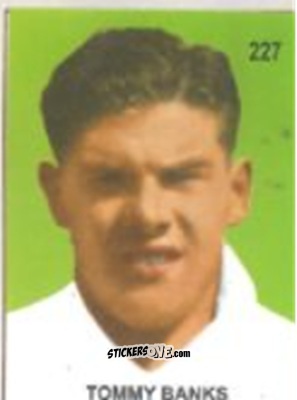 Figurina Tommy Banks - Campeonato Mundial de Futbol 1958 Suecia n. 227 - IMPORTADORES PERUANOS