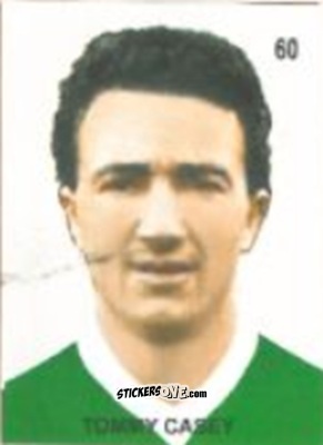Figurina Tommy Casey - Campeonato Mundial de Futbol 1958 Suecia n. 60 - IMPORTADORES PERUANOS