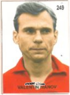 Figurina Valentin Ivanov - Campeonato Mundial de Futbol 1958 Suecia n. 249 - IMPORTADORES PERUANOS