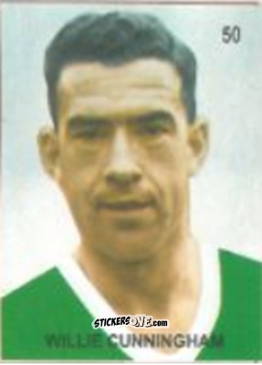 Figurina Willie Cunningham - Campeonato Mundial de Futbol 1958 Suecia n. 50 - IMPORTADORES PERUANOS