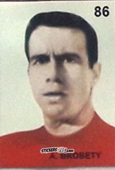 Figurina A. Brobety - Campeonato Mundial de Futbol 1962 Chile n. 86 - IMPORTADORES PERUANOS