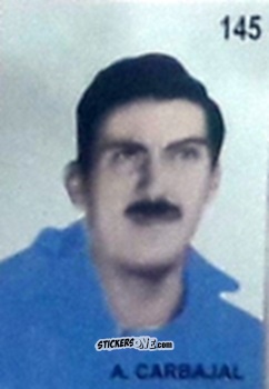Cromo A. Carbajal - Campeonato Mundial de Futbol 1962 Chile n. 145 - IMPORTADORES PERUANOS