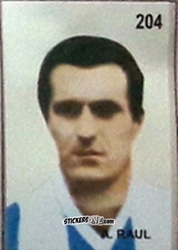 Cromo A. Raul - Campeonato Mundial de Futbol 1962 Chile n. 204 - IMPORTADORES PERUANOS