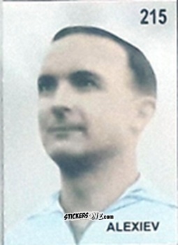 Figurina Alexiev - Campeonato Mundial de Futbol 1962 Chile n. 215 - IMPORTADORES PERUANOS