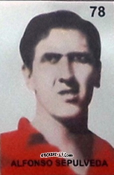 Sticker Alfonso Sepulveda - Campeonato Mundial de Futbol 1962 Chile n. 78 - IMPORTADORES PERUANOS