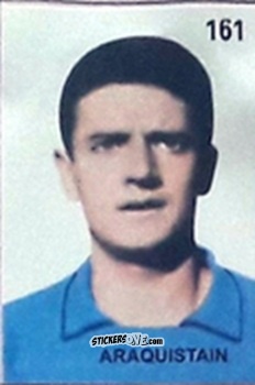 Figurina Araquistain - Campeonato Mundial de Futbol 1962 Chile n. 161 - IMPORTADORES PERUANOS