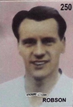 Figurina Bobby Robson - Campeonato Mundial de Futbol 1962 Chile n. 250 - IMPORTADORES PERUANOS