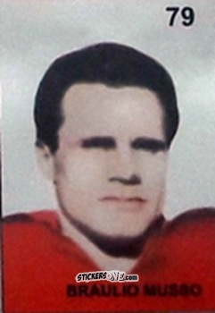Figurina Braulio Musso - Campeonato Mundial de Futbol 1962 Chile n. 79 - IMPORTADORES PERUANOS