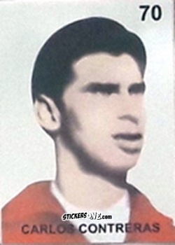 Cromo Carlos Contreras - Campeonato Mundial de Futbol 1962 Chile n. 70 - IMPORTADORES PERUANOS