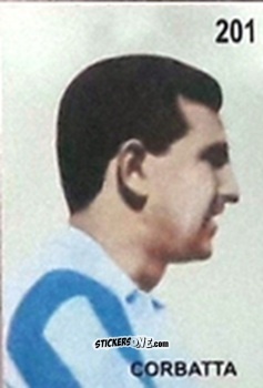 Sticker Corbatta - Campeonato Mundial de Futbol 1962 Chile n. 201 - IMPORTADORES PERUANOS