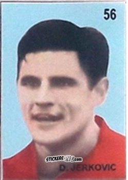 Cromo D. Jerkovic - Campeonato Mundial de Futbol 1962 Chile n. 56 - IMPORTADORES PERUANOS