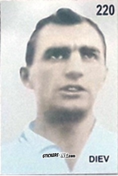 Figurina Diev - Campeonato Mundial de Futbol 1962 Chile n. 220 - IMPORTADORES PERUANOS
