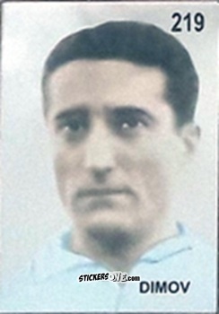 Figurina Dimov - Campeonato Mundial de Futbol 1962 Chile n. 219 - IMPORTADORES PERUANOS