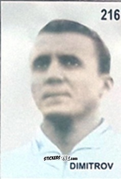 Figurina Dmitrov - Campeonato Mundial de Futbol 1962 Chile n. 216 - IMPORTADORES PERUANOS