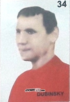 Sticker Dubinsky - Campeonato Mundial de Futbol 1962 Chile n. 34 - IMPORTADORES PERUANOS