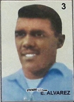Cromo E. Alvarez - Campeonato Mundial de Futbol 1962 Chile n. 3 - IMPORTADORES PERUANOS