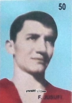 Figurina F. Jusufi - Campeonato Mundial de Futbol 1962 Chile n. 50 - IMPORTADORES PERUANOS