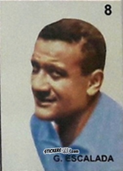 Figurina G. Escalada - Campeonato Mundial de Futbol 1962 Chile n. 8 - IMPORTADORES PERUANOS