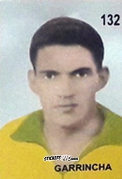 Sticker Garrincha - Campeonato Mundial de Futbol 1962 Chile n. 132 - IMPORTADORES PERUANOS