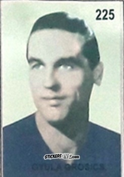 Sticker Gyula Grosics - Campeonato Mundial de Futbol 1962 Chile n. 225 - IMPORTADORES PERUANOS