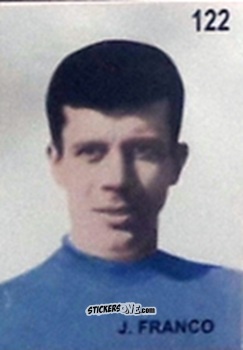 Cromo J. Franco - Campeonato Mundial de Futbol 1962 Chile n. 122 - IMPORTADORES PERUANOS