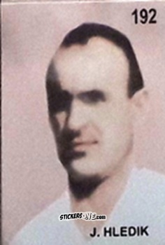 Cromo J. Hledik - Campeonato Mundial de Futbol 1962 Chile n. 192 - IMPORTADORES PERUANOS