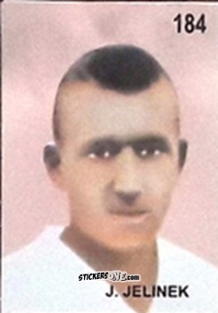 Sticker J. Jelinek - Campeonato Mundial de Futbol 1962 Chile n. 184 - IMPORTADORES PERUANOS